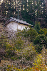 山奥にある代々伝わる書物保管用の蔵