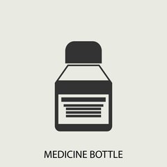 Medicine_bottle  vector icon illustration sign