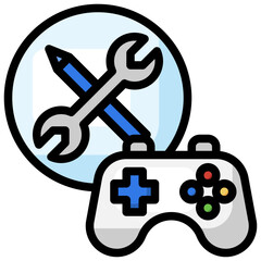 CUSTOMIZATION filled outline icon,linear,outline,graphic,illustration