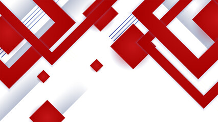 Obraz premium Dark red abstract background geometry shine and layer element vector for presentation design. Suit for business, corporate, institution, party, festive, seminar, and talks.