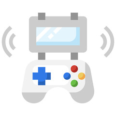 JOYPAD flat icon,linear,outline,graphic,illustration