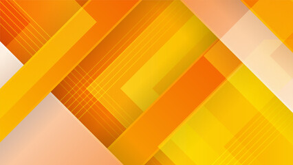 Orange yellow abstract background geometry shine and layer element vector for presentation design. Suit for business, corporate, institution, party, festive, seminar, and talks.