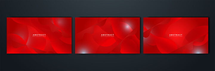 Fototapeta premium Dark red abstract background geometry shine and layer element vector for presentation design. Suit for business, corporate, institution, party, festive, seminar, and talks.