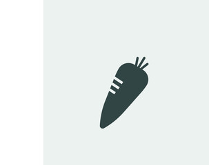  Carrot vector icon illustration sign
