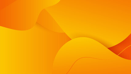 Orange yellow abstract background geometry shine and layer element vector for presentation design. Suit for business, corporate, institution, party, festive, seminar, and talks.
