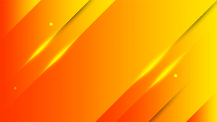 Orange yellow abstract background geometry shine and layer element vector for presentation design. Suit for business, corporate, institution, party, festive, seminar, and talks.