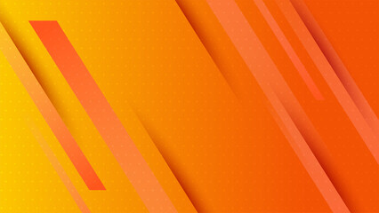 Orange yellow abstract background geometry shine and layer element vector for presentation design. Suit for business, corporate, institution, party, festive, seminar, and talks.