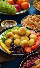 A deep-fried Falafel balls is a traditional Middle Eastern food. Halal Ramadan Food Recipes