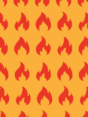 Pattern with fire