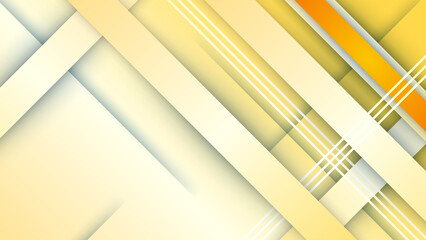 Orange yellow abstract background geometry shine and layer element vector for presentation design. Suit for business, corporate, institution, party, festive, seminar, and talks.