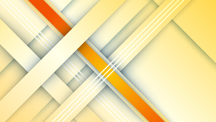 Orange yellow abstract background geometry shine and layer element vector for presentation design. Suit for business, corporate, institution, party, festive, seminar, and talks.