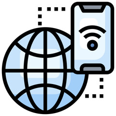 CONNECTION filled outline icon,linear,outline,graphic,illustration