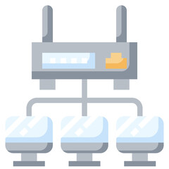 WIFI ROUTER flat icon,linear,outline,graphic,illustration
