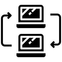 TRANSFER glyph icon,linear,outline,graphic,illustration