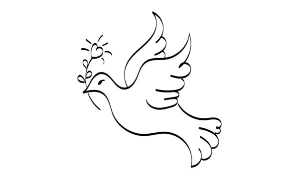 recommend clip art: Holy Spirit Line Art Design for print or use as poster, card, flyer, Tattoo or T Shirt