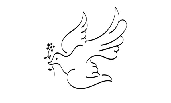 recommend clip art: Holy Spirit Line Art Design for print or use as poster, card, flyer, Tattoo or T Shirt