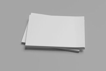Blank magazine brouchure 