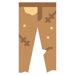PANTS flat icon,linear,outline,graphic,illustration