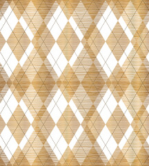 General Gold Rhombus Pattern Design
