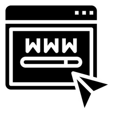 BROWSER glyph icon,linear,outline,graphic,illustration