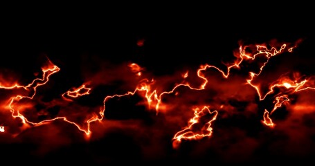 Fototapeta na wymiar abstract dark fire storm on a black background