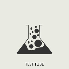 Test_tube vector icon illustration sign