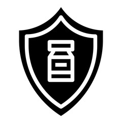 PROTECTION glyph icon,linear,outline,graphic,illustration
