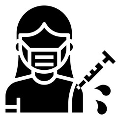 VACCINATION  glyph icon,linear,outline,graphic,illustration