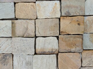 Reclaimed stone tiles