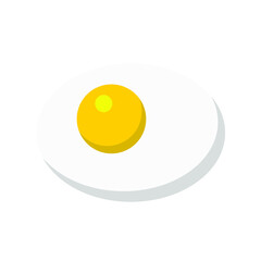 fried egg vector illustration