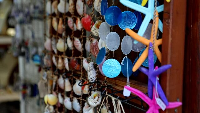 souvenir at the shop near the sea