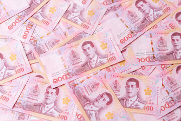 Banknotes of the Thailand 100 Baht (new design issued in 2018)