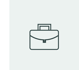 Briefcase vector icon illustration sign