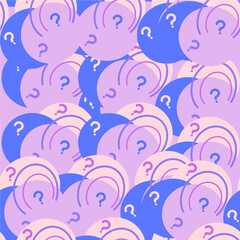 Seamless pattern of speech clouds. The cloud is suitable for the background of a chat dialog box, an online chat survey to illustrate reactions.