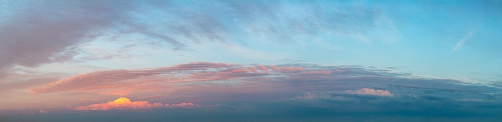 Fantastic clouds at sunrise