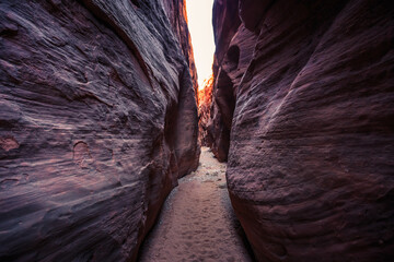 Buckskin Gulch Slot Canyon at Wire Pass Trail, Kanab, Utah