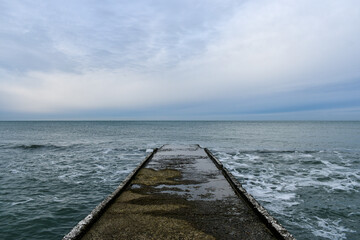 pier on the beach