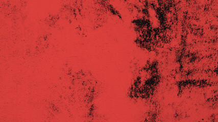 Black spots on a red wall, background texture