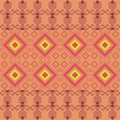 seamless geometric ethnic pattern for fabric