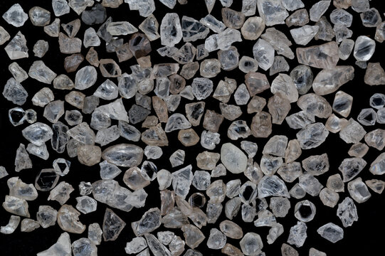 Rough Diamonds Rohdiamanten Makro