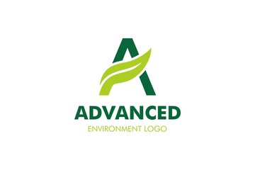 Letter A Leaf Logo : Suitable for Agriculture Theme, Environment Theme, Initial Theme, Infographics and Other Graphic Related Assets.