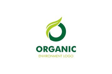 Letter O Leaf Logo : Suitable for Agriculture Theme, Environment Theme, Initial Theme, Infographics and Other Graphic Related Assets.
