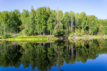 lake summer landscape
