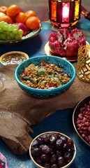 Mung beans curry Traditional vegan dish. Indian, East, Southeast and South Asia cuisine