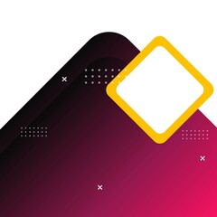 Social media feed banner background with pink, black, yellow, and white gradient color shapes