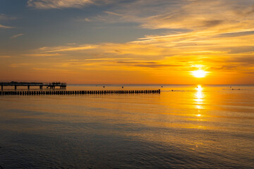 Sonnenuntergang am Meer