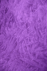 Texture with large strokes. The texture is lilac ice with many large strokes. The original texture of plaster - ice