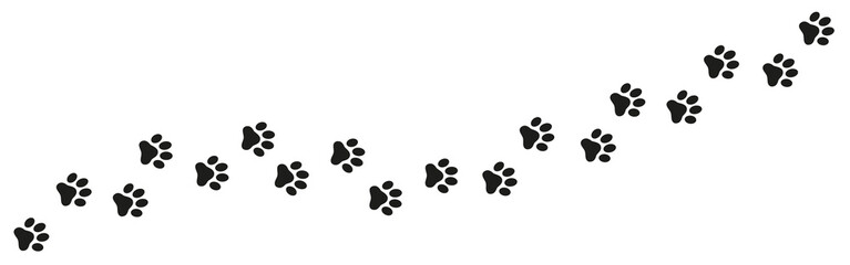 Animal paw background vector © Abbasy  Kautsar