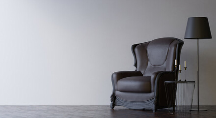 A living room is a room in a home. The living room in a home is shared by the people living in the home. 3d rendering