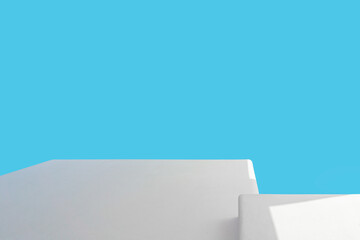 Naklejka premium Mykonos and Santorini Architecture. Abstract Forms and Minimal Aesthetics.